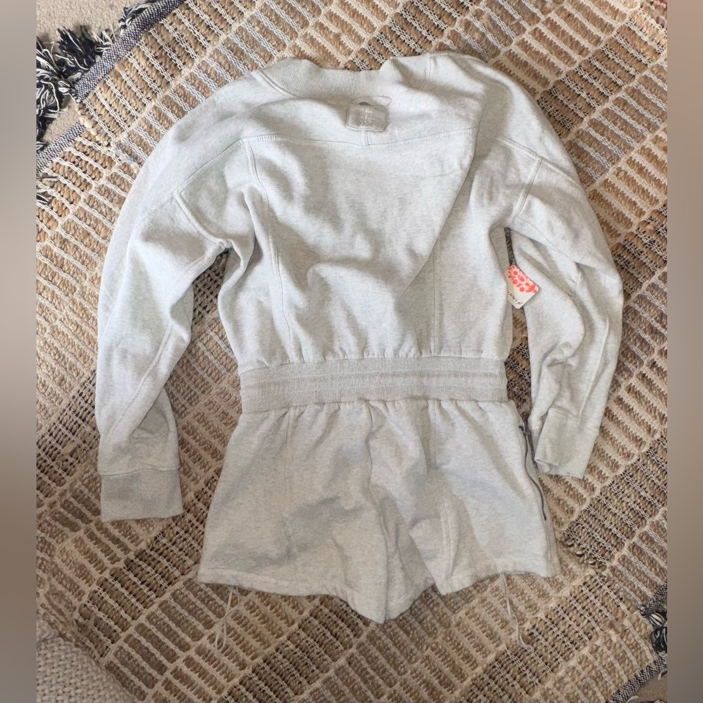 FP Movement Intercept Romper in Heather Grey large new - Picture 2 of 4